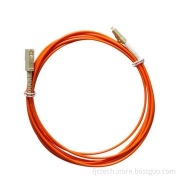 LC-SC Simplex Multi-mode Fiber-optic Patch Cord, OM1 (62.5/125)